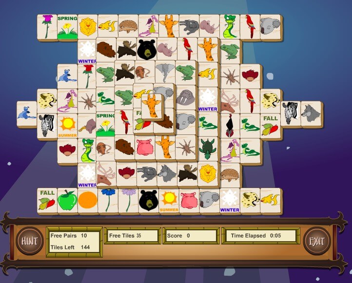 Mahjong Animal Connect game online — Play full screen for free