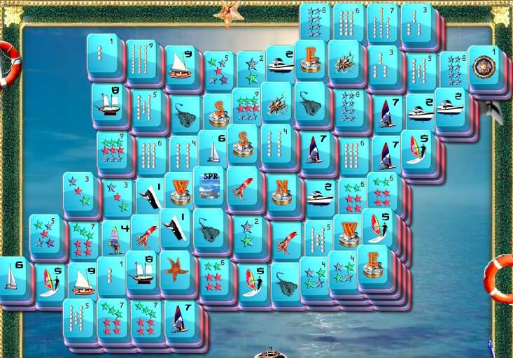 Marine Mahjong full screen