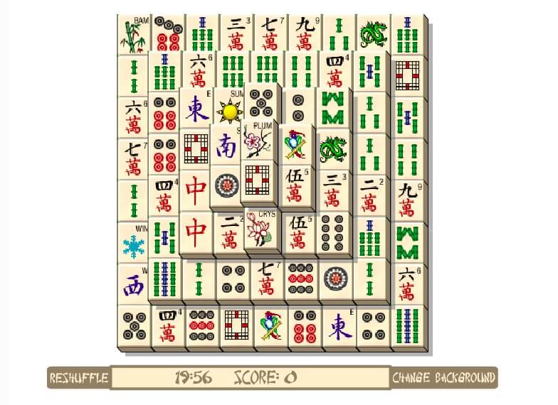 Mahjong Solitaire full screen
