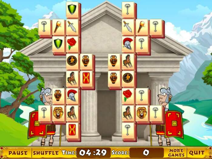 Ancient Rome Mahjong full screen