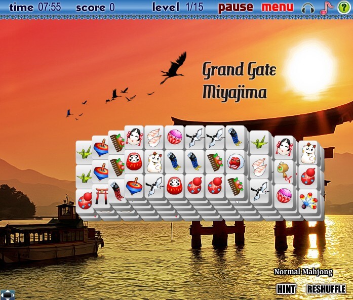 Japanese Mahjong full screen