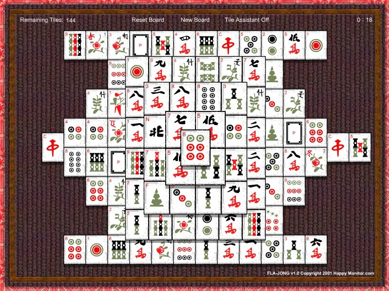 Mahjong-Fla-Gjongg full screen