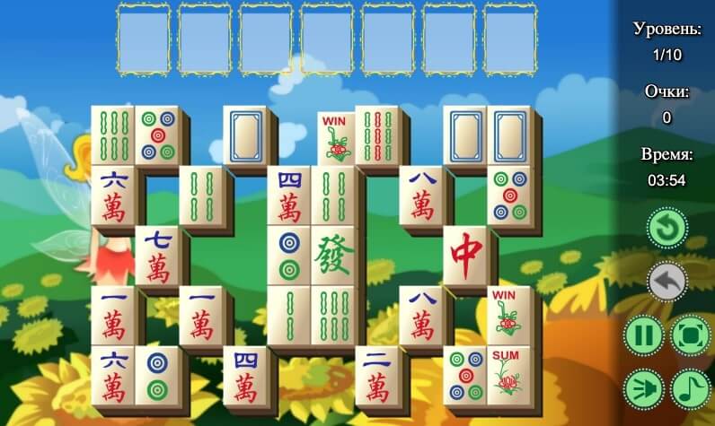 Fairy Triple Mahjong full screen