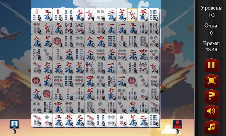 Mahjong Battle full screen
