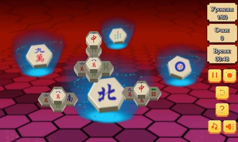 Hex Mahjong full screen